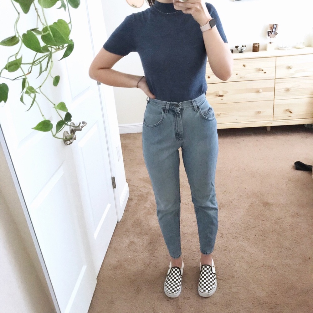 vintage lee high waisted jeans